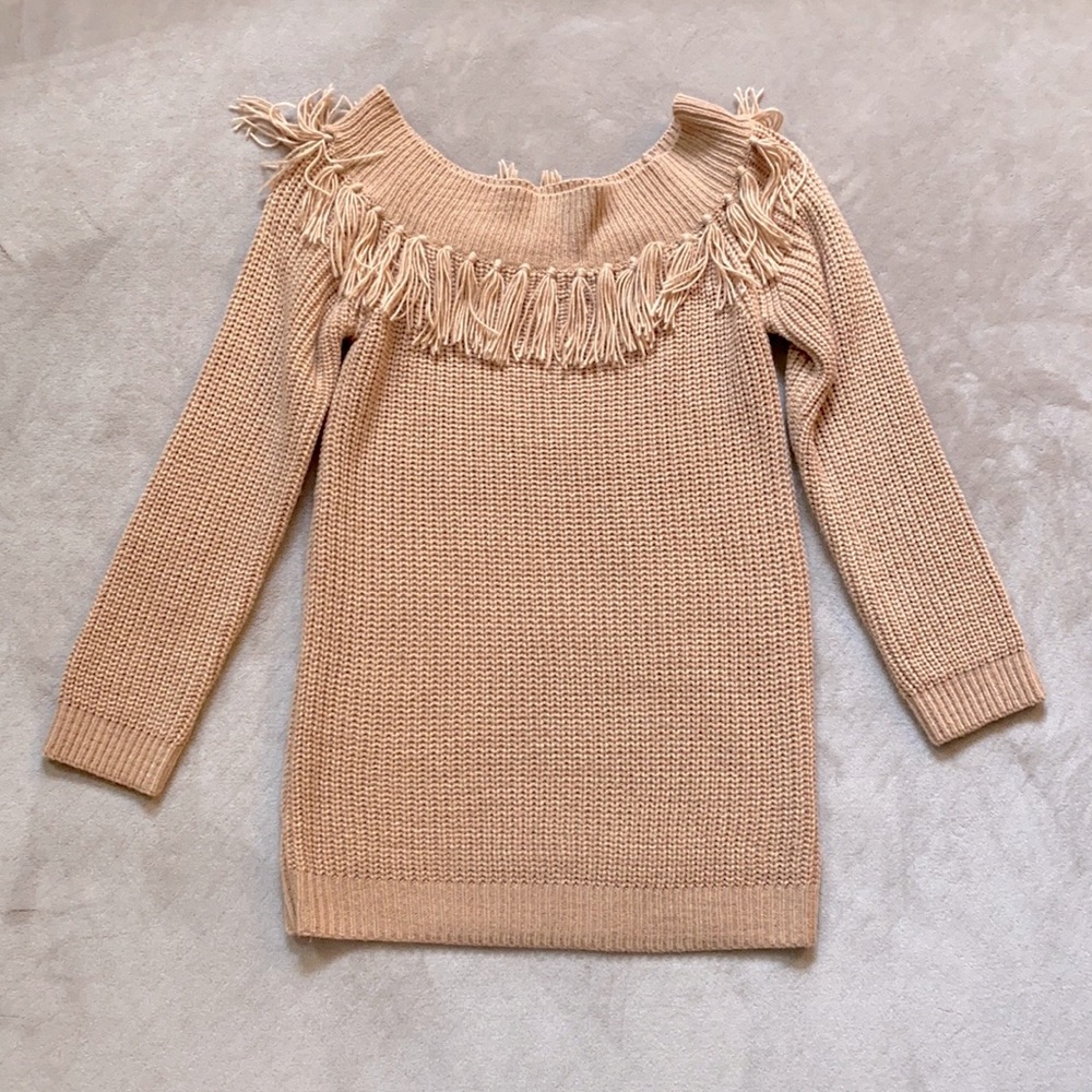 NEW Windsor peach colored sweater, size S